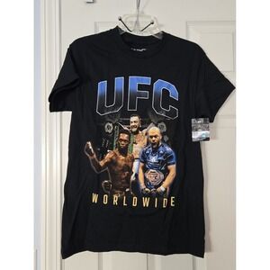 UFC World Wide Tshirt New Size Small Black
